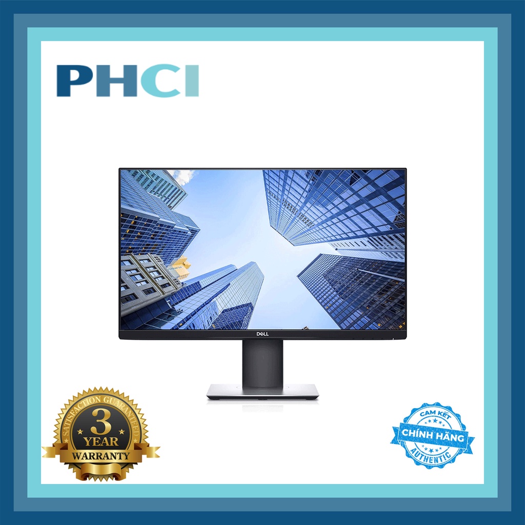 Màn hình Dell P2719H (27 inch/FHD/LED/IPS/DP/HDMI+VGA/250cd/m²/60Hz/5ms)