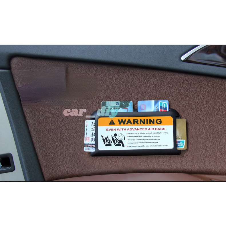 Ví Đựng Thẻ Đa Năng Gắn Tấm Che Nắng Trên Xe Hơi