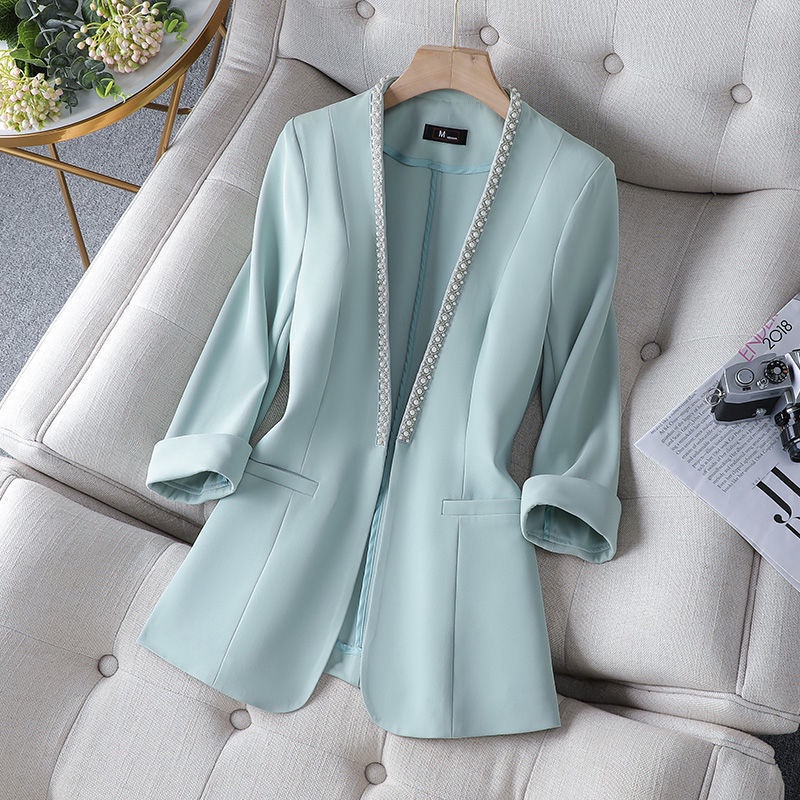 Áo Khoác Vest Nữ Cao Cấp Không Nút Thời Trang Mới