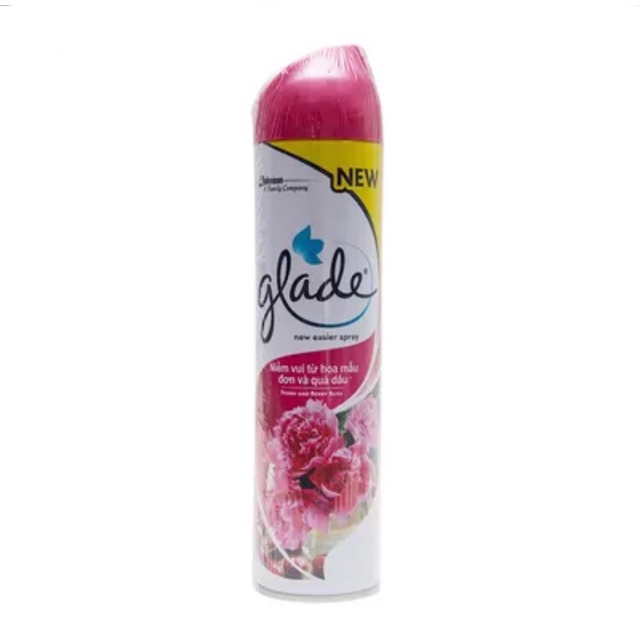 [GIẢI PHÓNG HÀNG TỒN]Xịt phòng Glade hương Mẫu Đơn & Quả Dâu