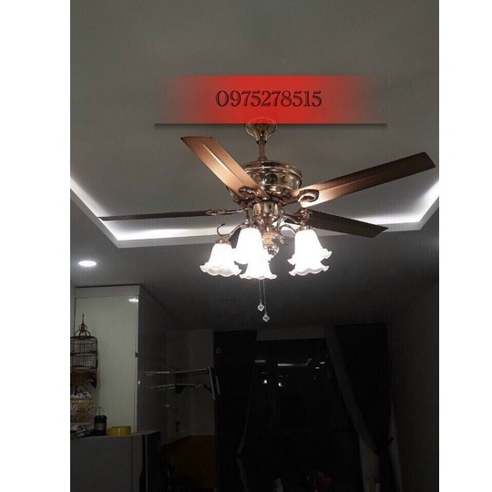Quạt Trần 2365 Động Cơ Lõi Đồng -Có Điều Khiển Từ Xa, Động cơ DC , Có 5 Đèn LED, Phù Hợp Mọi Không Gian Gia Đình Bạn