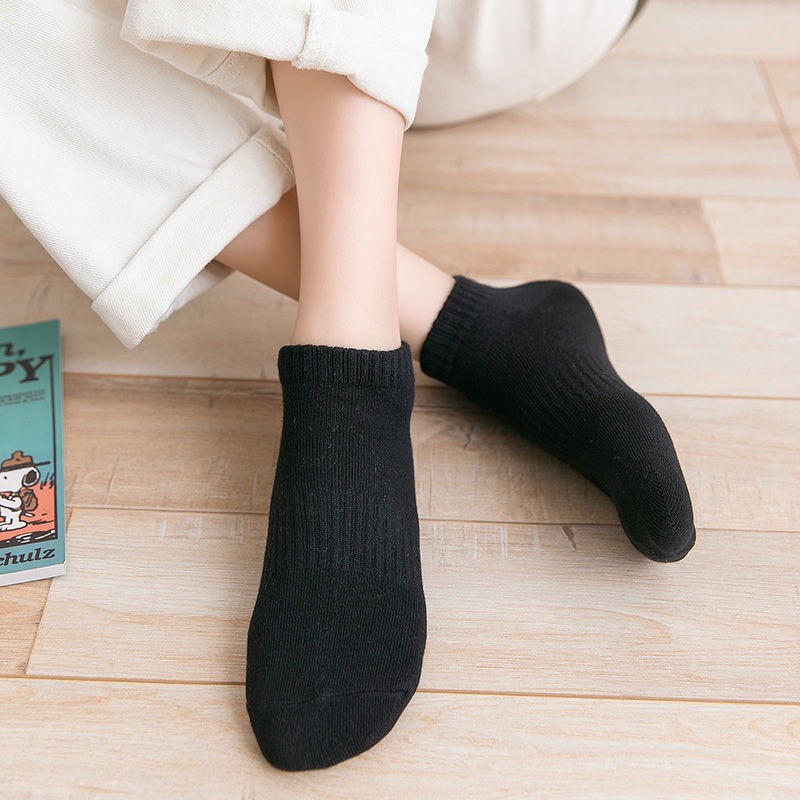 Tất cổ ngắn nam nữ unisex chất liệu cotton thấm hút mồ hôi khử mùi