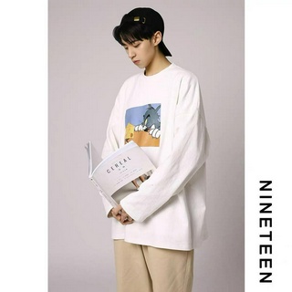Áo longsleeves oversize tom and jerry, jacklane , áo dài tay unisex jack lane