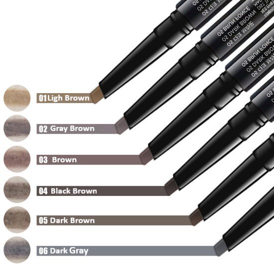 Chì kẻ mày 2 đầu THE FACE SHOP Designing Eyebrow Pencil tự nhiên bền màu lâu trôi TFSH01