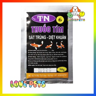 Thuốc tím sát trùng-diệt khuẩn cho cá cảnh - gói 50gram