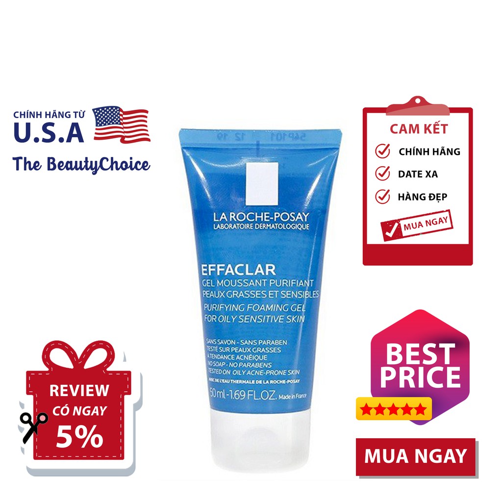 Sữa Rửa Mặt Kiểm Soát Dầu La Roche-Posay Effaclar Gel (400mL) | BigBuy360 - bigbuy360.vn
