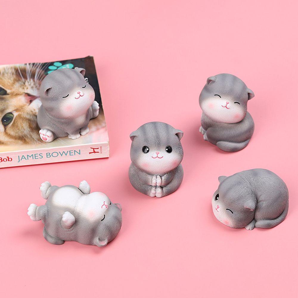 Tượng Mèo LAKAMIER Trang Trí Bánh Kem