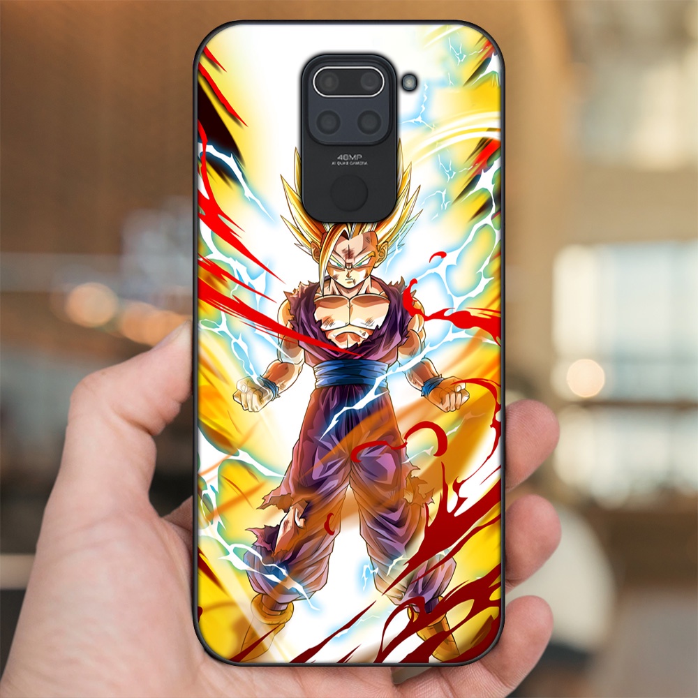 Ốp lưng Xiaomi Redmi Note 9 viền đen in hình Gohan Dragon Ball