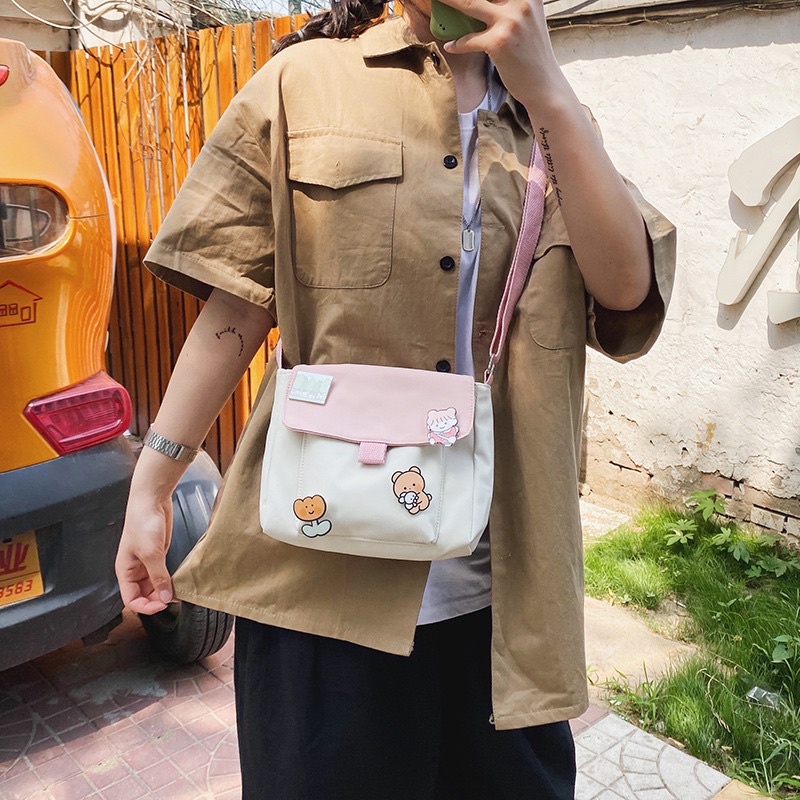 TÚI ĐEO CHÉO - NẮP MÀU ( không kèm stick)_ CV11
