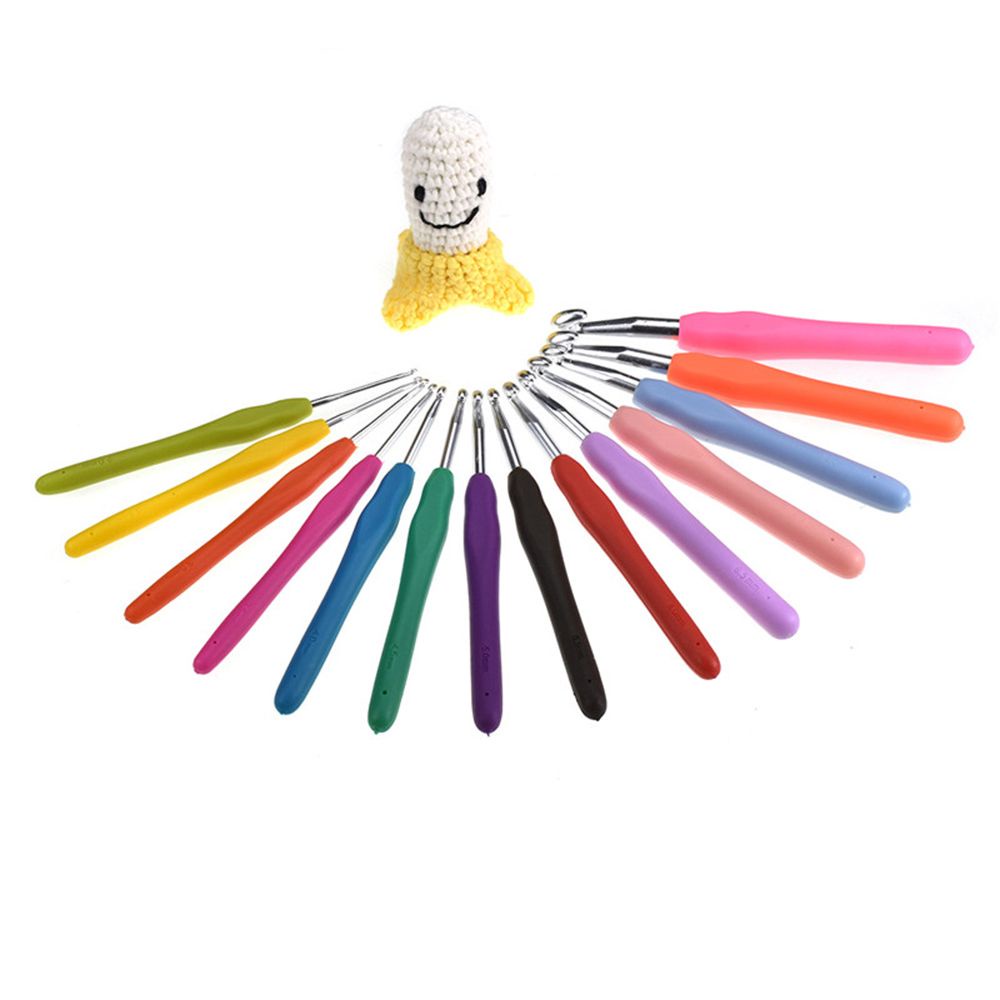 Móc Đan Len Bằng Nhôm Mềm Nhiều Màu Sắc Size 2.0 - 10mm