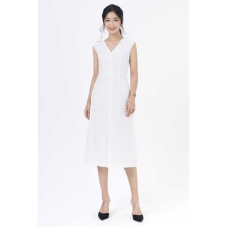 De Leah - Đầm Ôm Midi Xẻ trước - Thời trang thiết kế