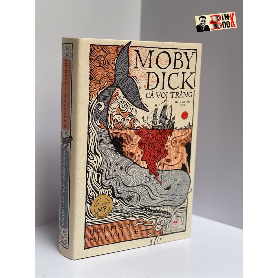 Sách NXB Kim Đồng  - MOBY DICK CÁ VOI TRẮNG – Herman Melville  – Bìa Cứng – ấn bản kỷ niệm 65 năm NXB Kim Đồng