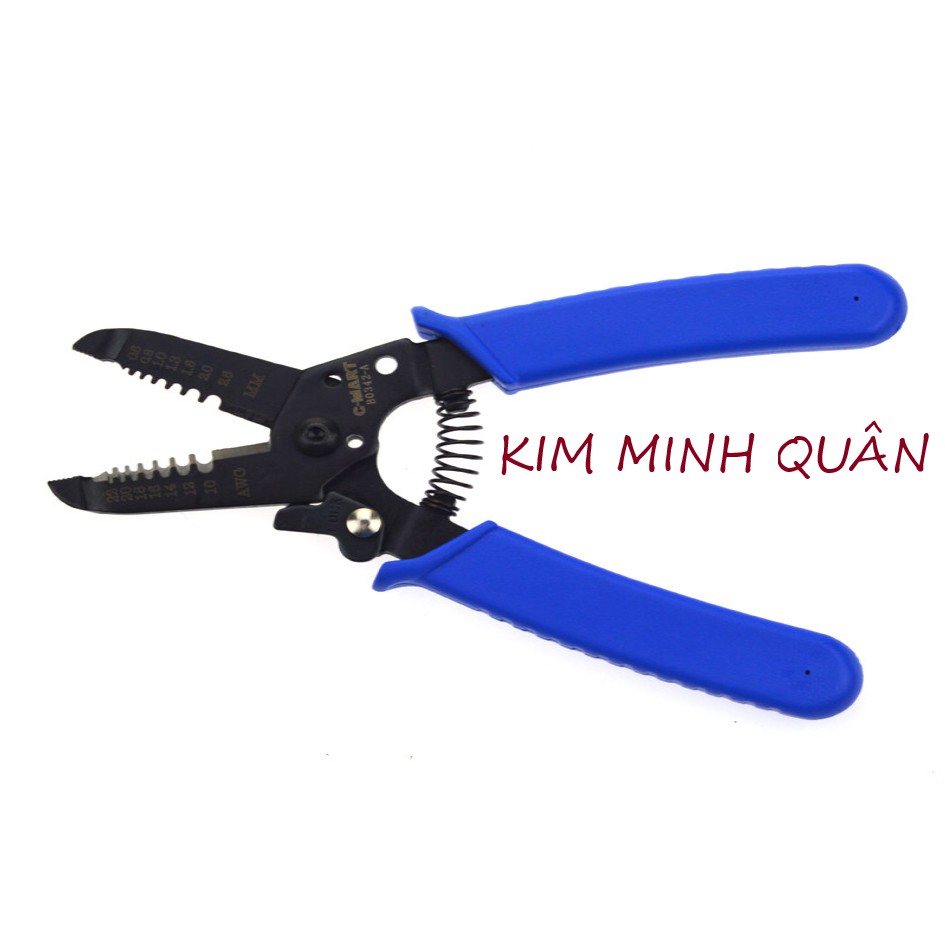 Kìm Tuốt Dây Điện 150mm/6&quot; B0342- A(0.6~2.6mm) - B(0.4~1.3mm) - C(0.25~0.8mm) CMart