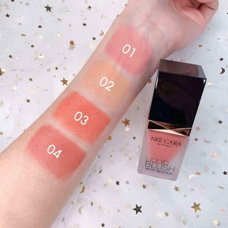 MÁ HỒNG KEM NEE CARA COLOR HIGH QUALITY LIQUID BLUSH | BigBuy360 - bigbuy360.vn