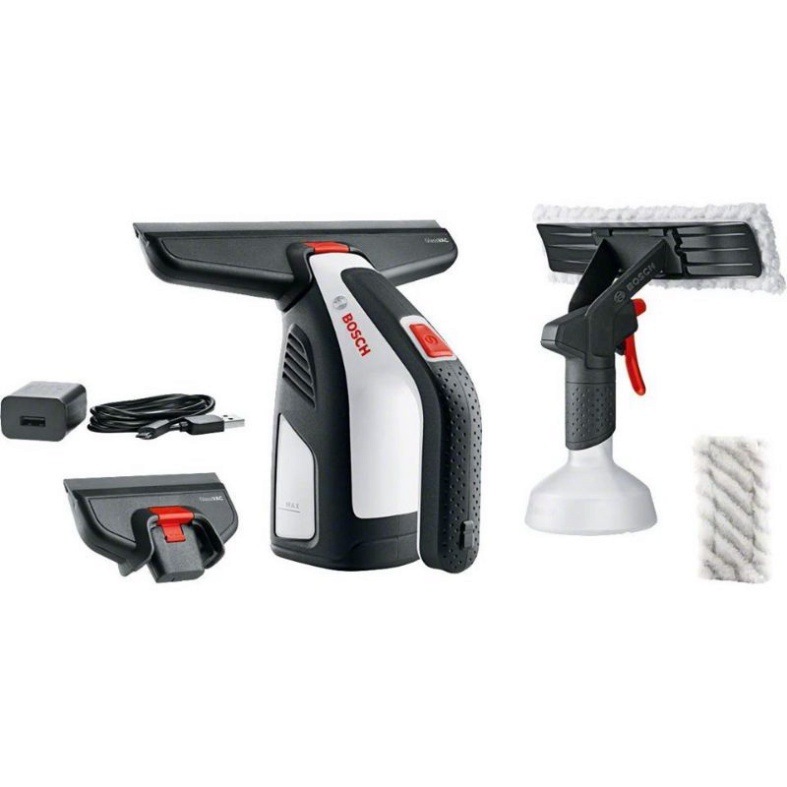 Máy Lau Kính BOSCH, Máy Vệ Sinh Kính, Lau Sạch Nhanh, Không Để Lại Vệt, Lực Hút Siêu Khỏe, Nhập Đức, BH 12 Tháng