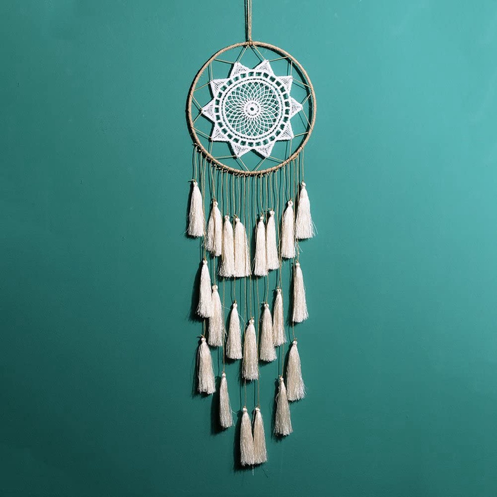 YIYU Dream Catcher trang trí lông vũ nhiều màu sắc tùy chọn phong cách bohemian dành cho trang trí nhà cửa