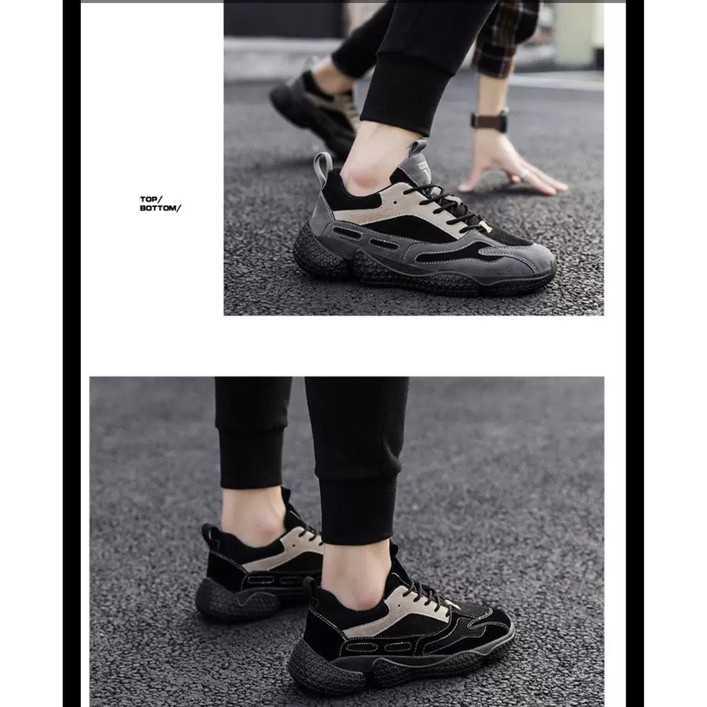 Giày Sneaker Nam= giày Thể thao nam Chất Da lộn, Siêu nhẹ, Êm chân,Tăng chiều cao phong cách trẻ trung mẫu hot 2021 | BigBuy360 - bigbuy360.vn