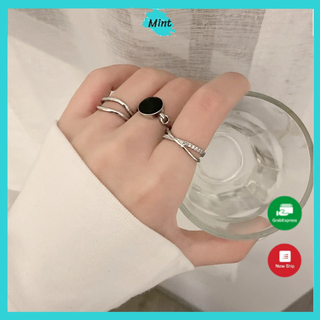 Bộ nhẫn 3 món ❤️freeship❤️ set nhẫn phong cách hàn quốc dễ phối đồ