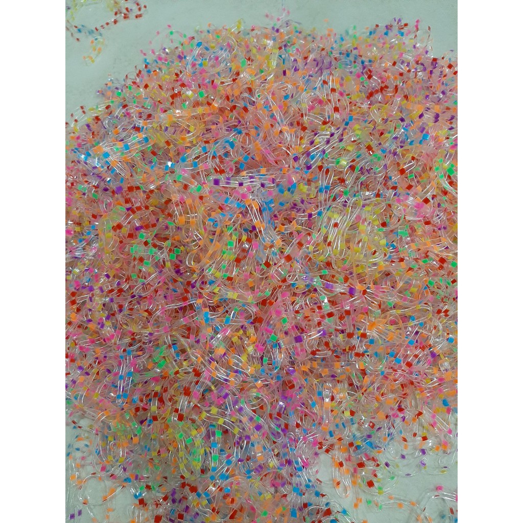 1 Túi Zip Cột Tóc Cao Su Co Giãn Size Trung