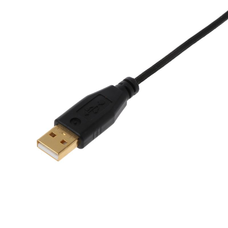 ♡♡ Gold Plated Durable Nylon Braided Line USB Mouse Cable Replacement Wire for Razer Imperator Gaming Mouse