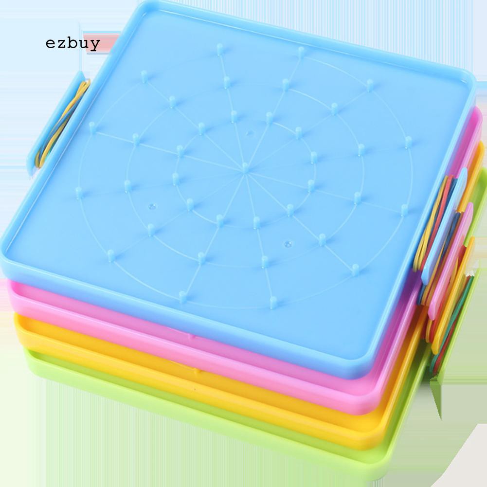 Set 4 bảng đinh 16*16cm kèm dây chun tạo hình độc đáo