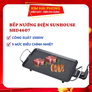 Bếp điện SUNHOUSE SHD4607 bếp nướng du lịch mặt nhôm chống dính