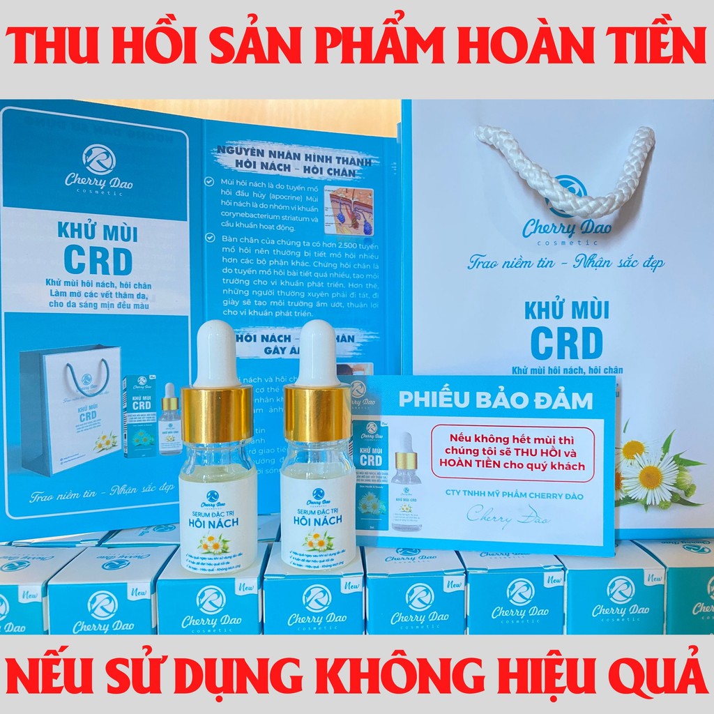 Serum CRD Cherry Đào khử mùi hôi nách hôi chân ngăn mồ hôi tay 5Ml