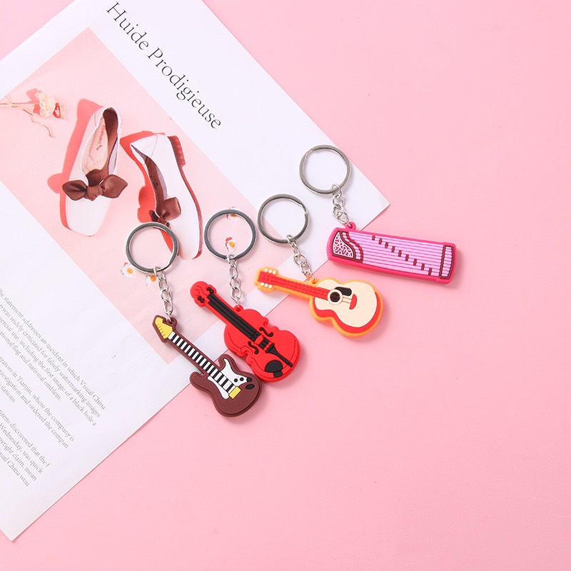 Móc khoá Cây đàn _ nhạc cụ y thật cute