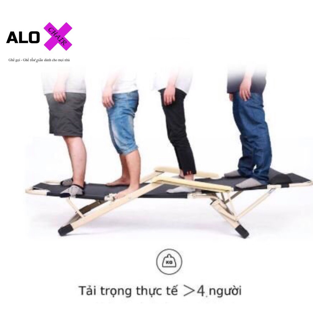 Ghế Xếp Thư giãn Đa Năng Cao Cấp A175 - (có thể ngã thành giường)