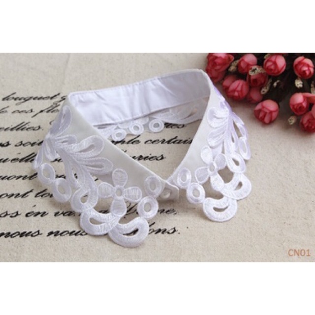 Cổ áo tháo rời đính đá - Mã CN01