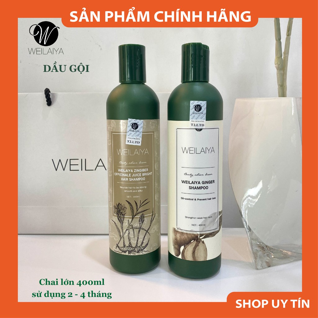 Dầu Gội Đầu Mọc Tóc Weilaiya - Giảm Rụng Tóc - Có Loại Riêng Cho Tóc Gàu - Dầu - Khô (chai lớn 400ml)