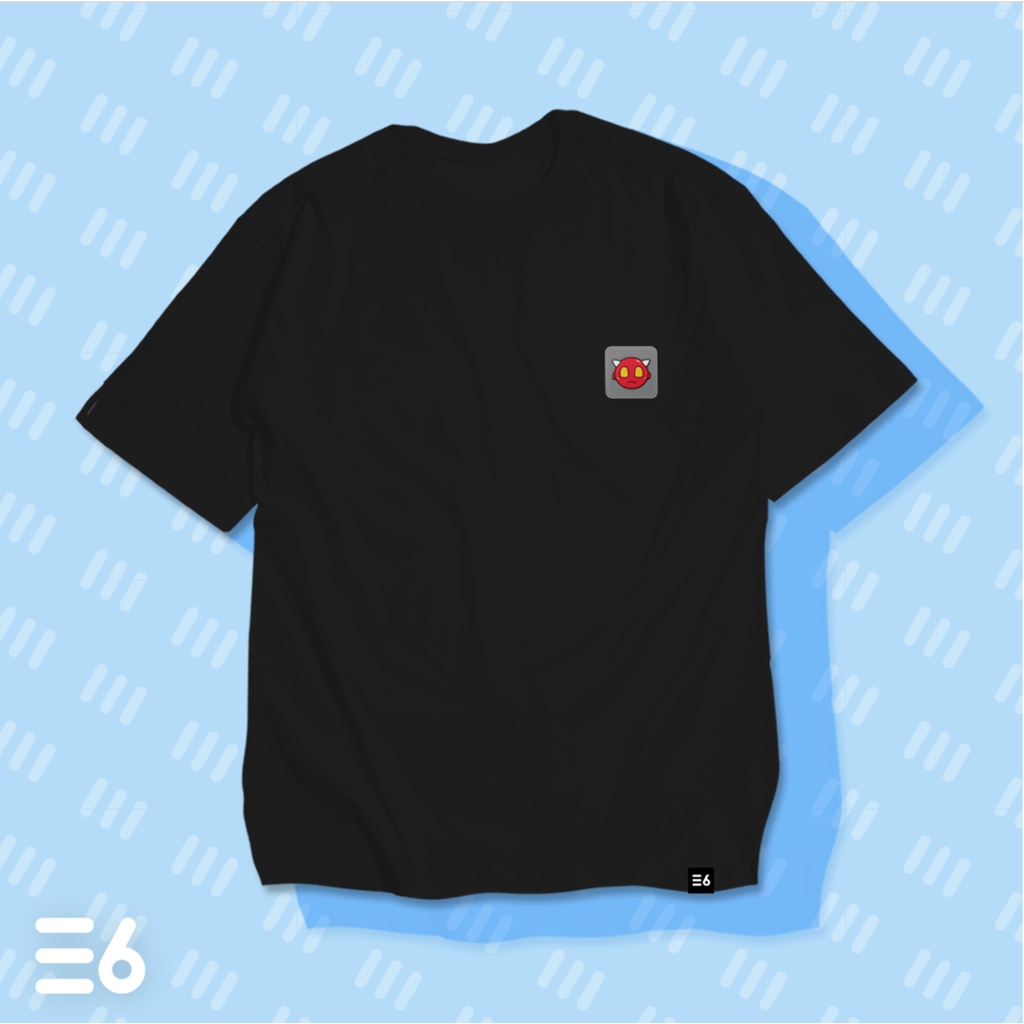 Áo thun tay lỡ local brand SATAN LOGO basic nhiều màu, form rộng oversized, cotton nam nữ