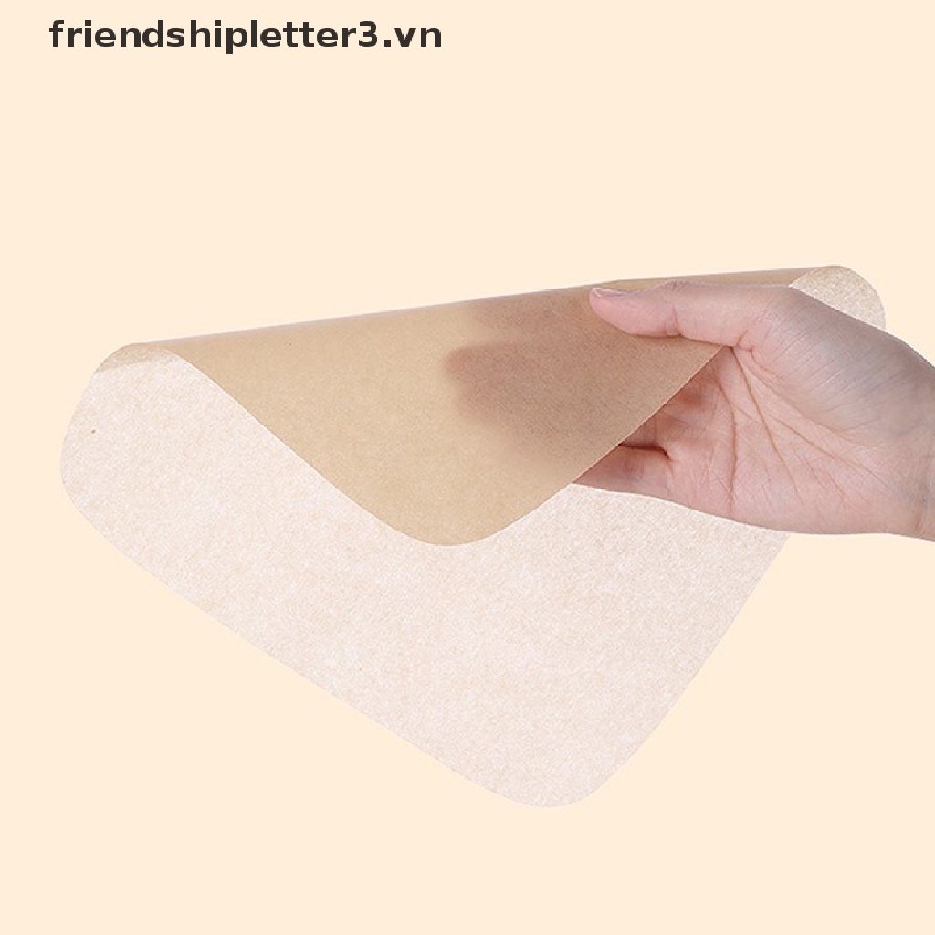 Bộ 20 / 50 / 100 Giấy Lót Tròn Bằng Bột Gỗ Dùng Một Lần Không Dính Cho Nồi Chiên Không Dầu