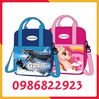 Cặp vải Classmate SB514, vừa xách tay vừa đeo chéo, đeo vai được, cặp học thêm, balo học sinh  giá rẻ
