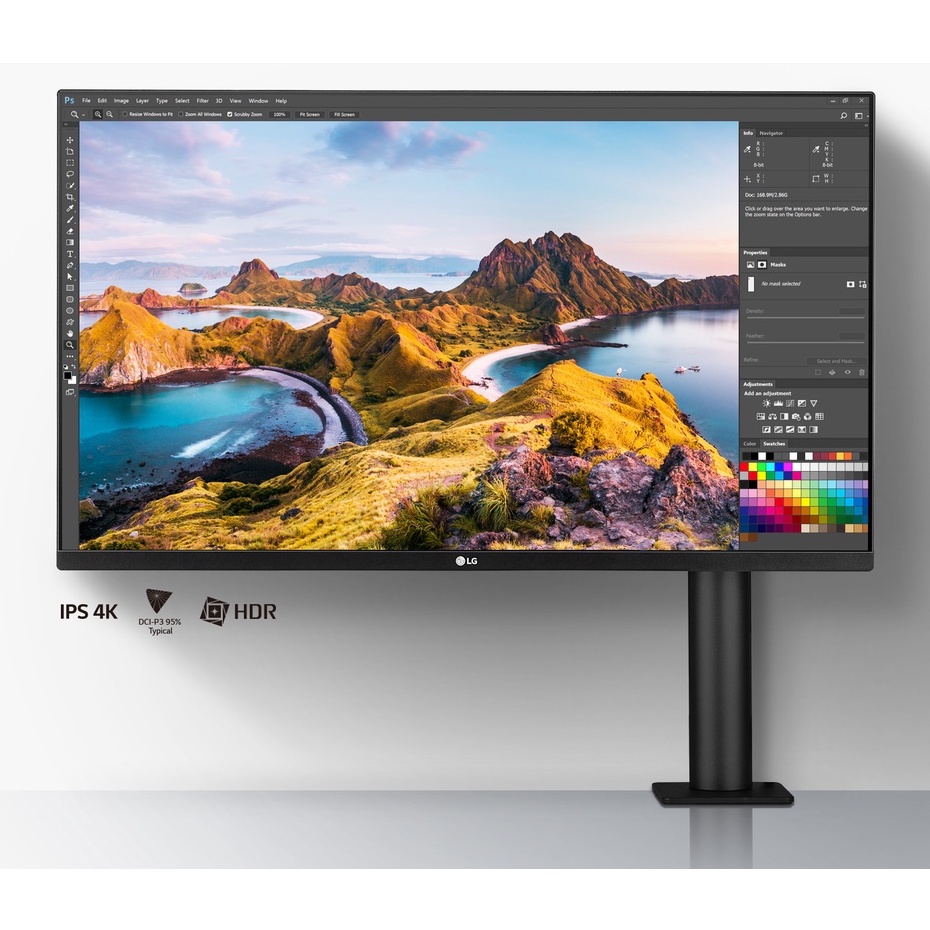 Màn Hình Máy Tính LG UltraFine UHD 31.5'' IPS HDR 10 USB Type-C Ergo stand 32UN880-B - Hàng Chính Hãng