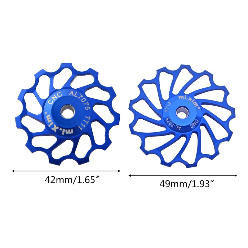QQ Ròng Rọc Dẫn Hướng Dẫn CNC Bằng Hợp Kim Nhôm 11T 13T Dành Cho Xe Đạp Leo Núi