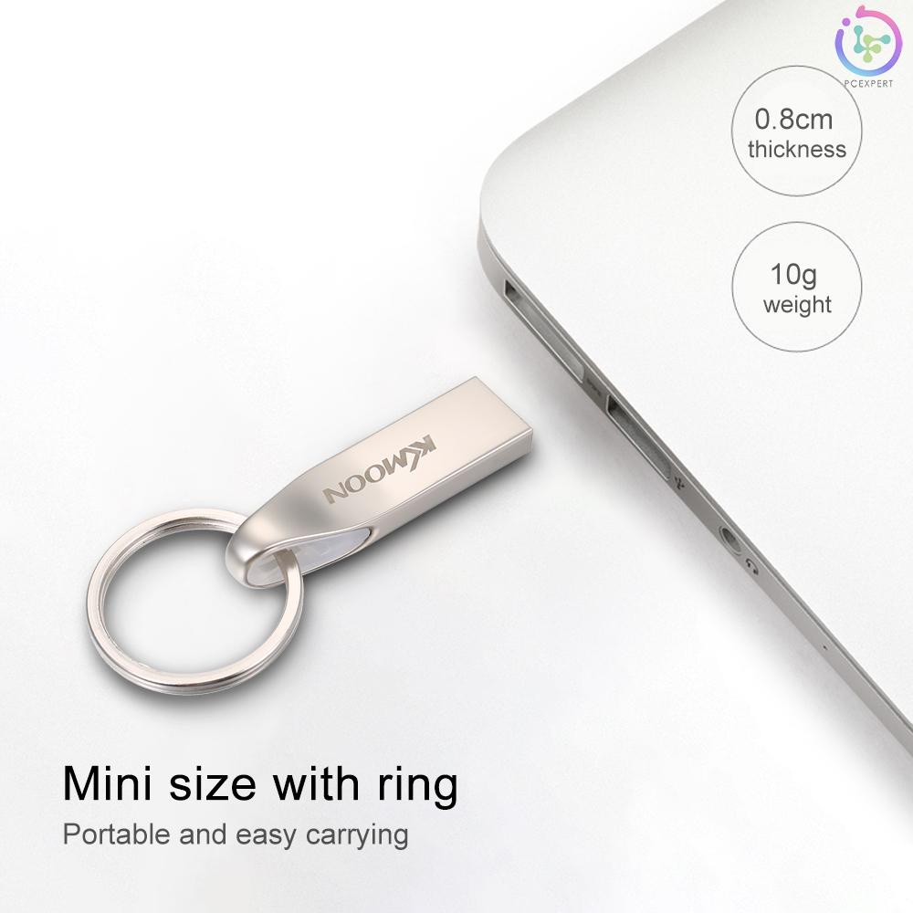 KKmoon USB Flash Drive USB3.0 Mini Portable U Disk 16GB Pendrives Car Pen Drive Silver for PC Laptop