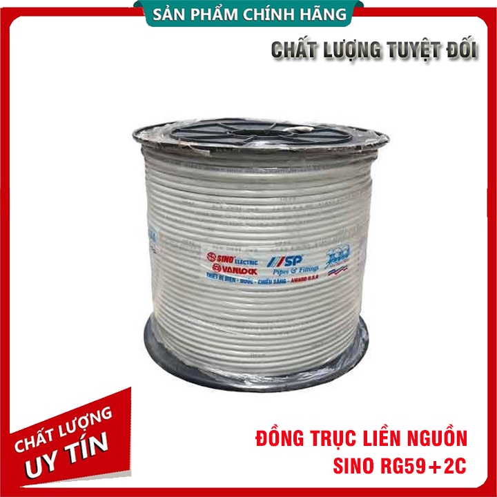 10m CÁP ĐỒNG TRỤC LIỀN NGUỒN SINO RG59+2C