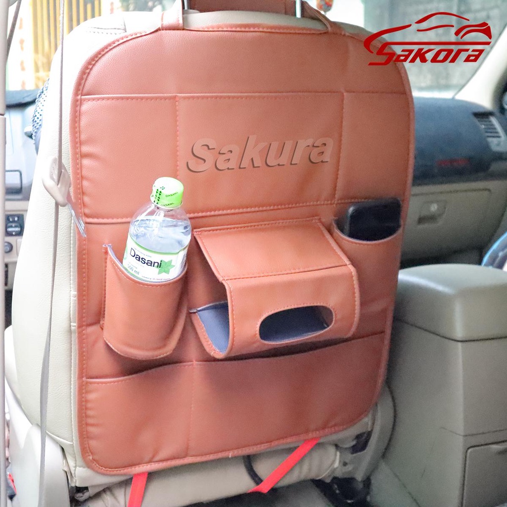 [HCM]Túi đựng đồ để sau cho Ô tô Cao cấp da PU  (3 màu có sẵn)-ZWD-1