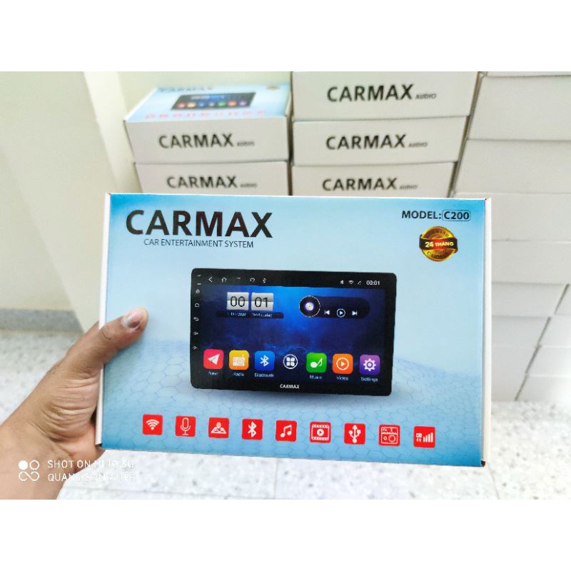 Màn Hình DVD ĐỊNH VỊ THEO DÕI XE Android 9"/10" Carmax 32gb Ram 2gb BH 18 tháng