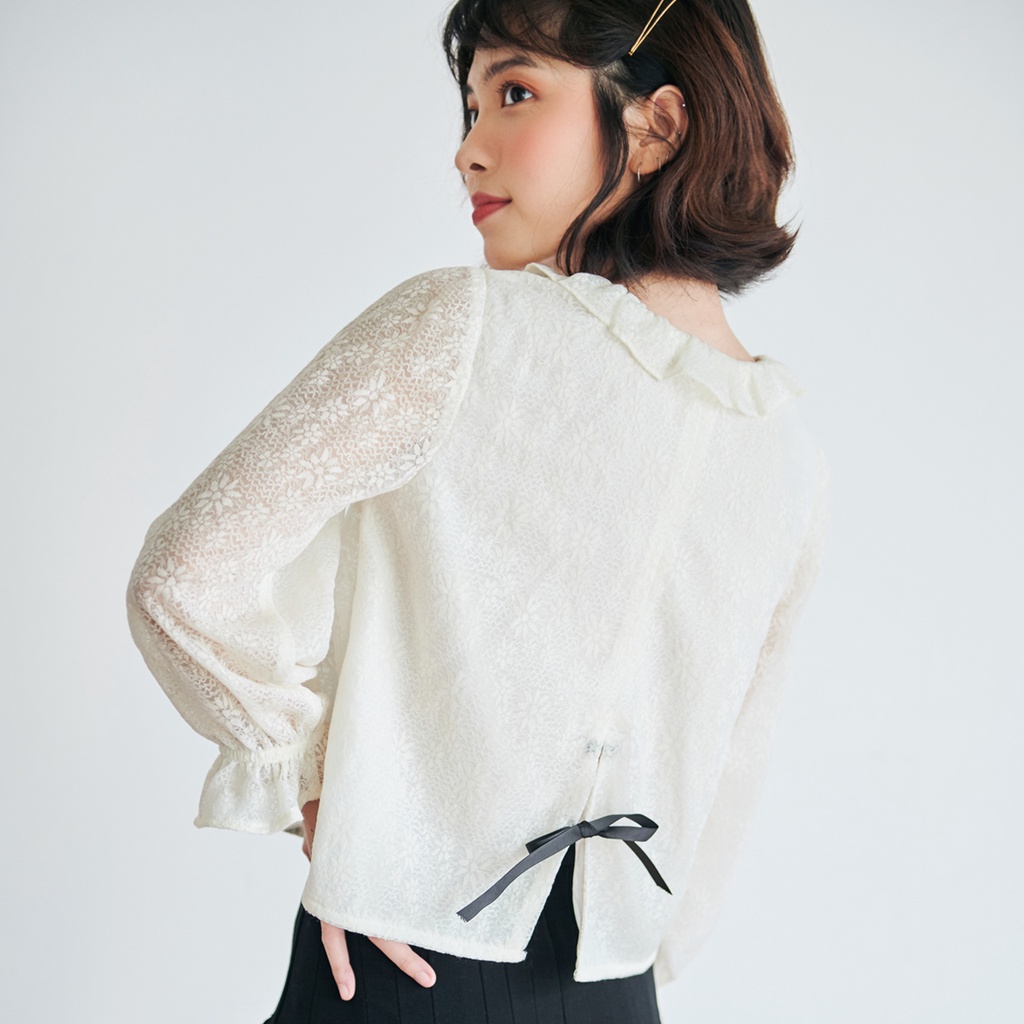 BLEUBIRD Áo sơ mi ren LACE SHIRT