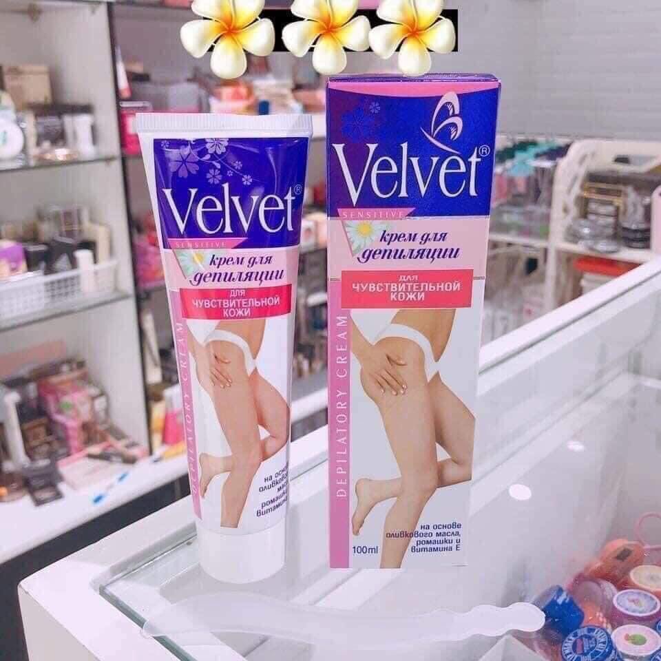 Kem Tẩy Lông Velvet Sensitive Nga 100ml