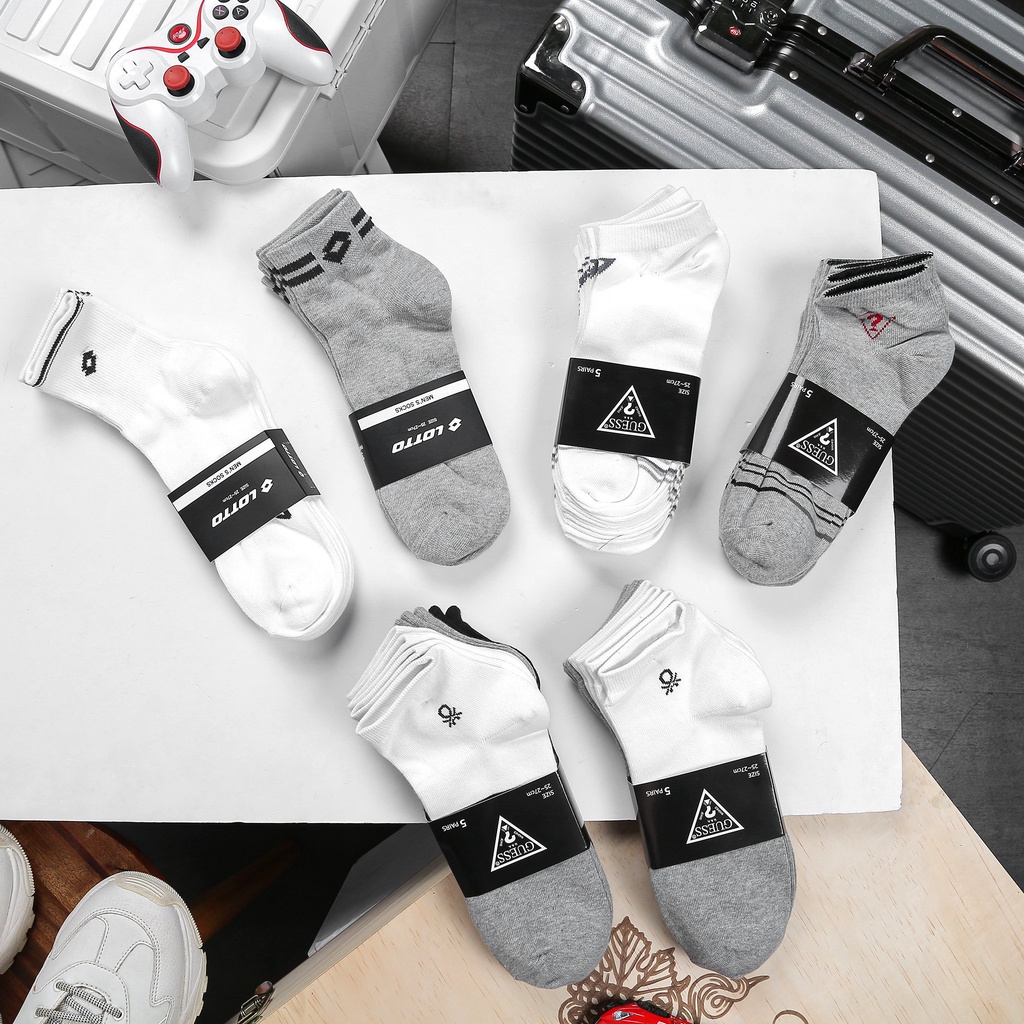 Vớ Chính Hãng Hàn Quốc Tất Nam Nữ Cotton Co Giãn 4 Chiều Thấm Hút Tốt