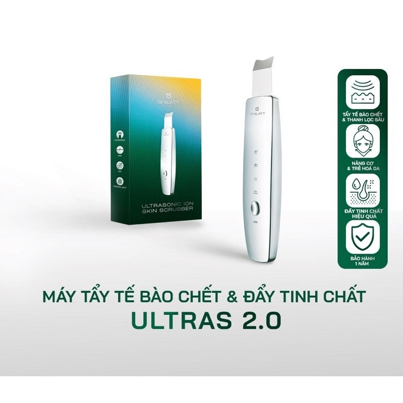 Máy Tẩy Tế Bào Chết & Đẩy Tinh Chất Dr Glatt ULTRAS 2.0 ( bảo hành 12 tháng) - Chính Hãng Dr Glatt