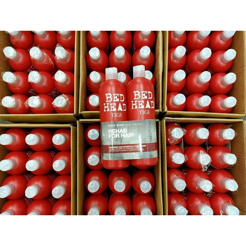 [HÀNG HOT]  TIGI BED HEAD ĐỎ - CẶP DẦU GỘI + XẢ PHỤC HỒI HƯ TỔN - 2 CHAI 750ML Chuẩn chính hãng USA | BigBuy360 - bigbuy360.vn