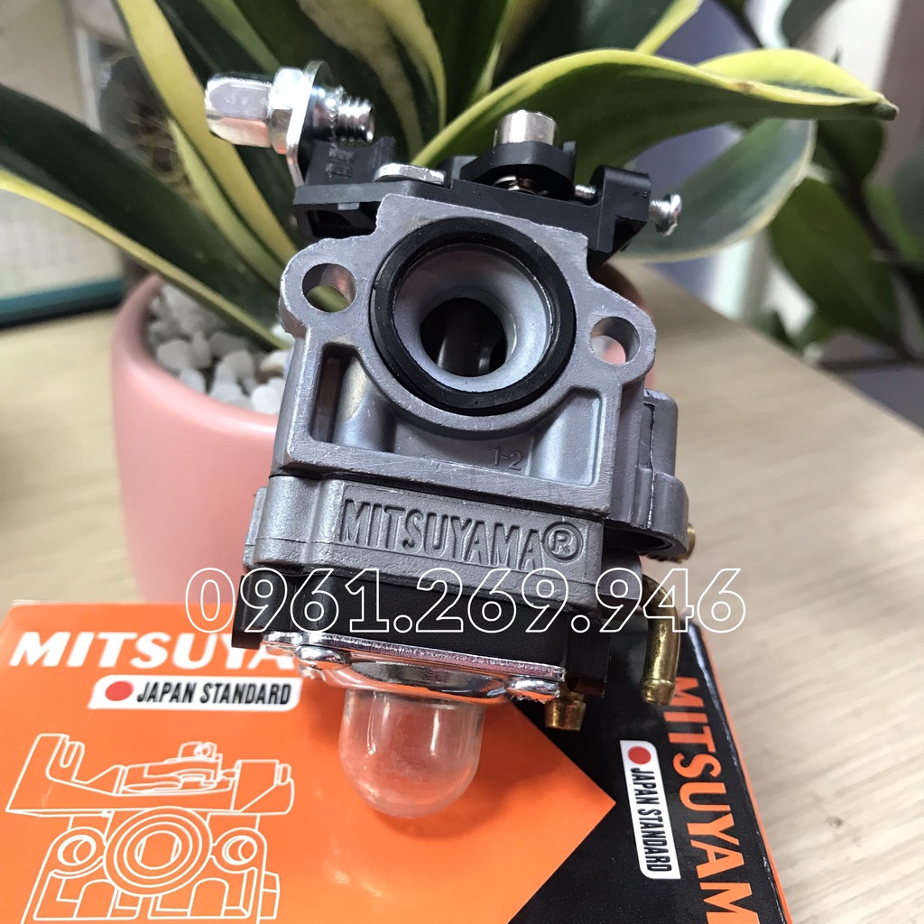 Chế hoà khí, bình xăng con Mitsuyama chính hãng thay thế cho máy cắt cỏ