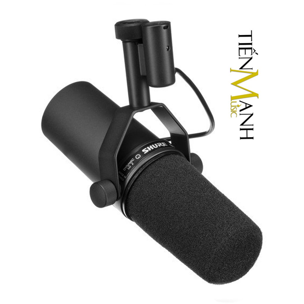 [Chính Hãng, Tặng Cable] Micro Shure SM7B Livestream Podcast Mic Thu Âm Phòng Thu Studio Microphone Biểu Diễn