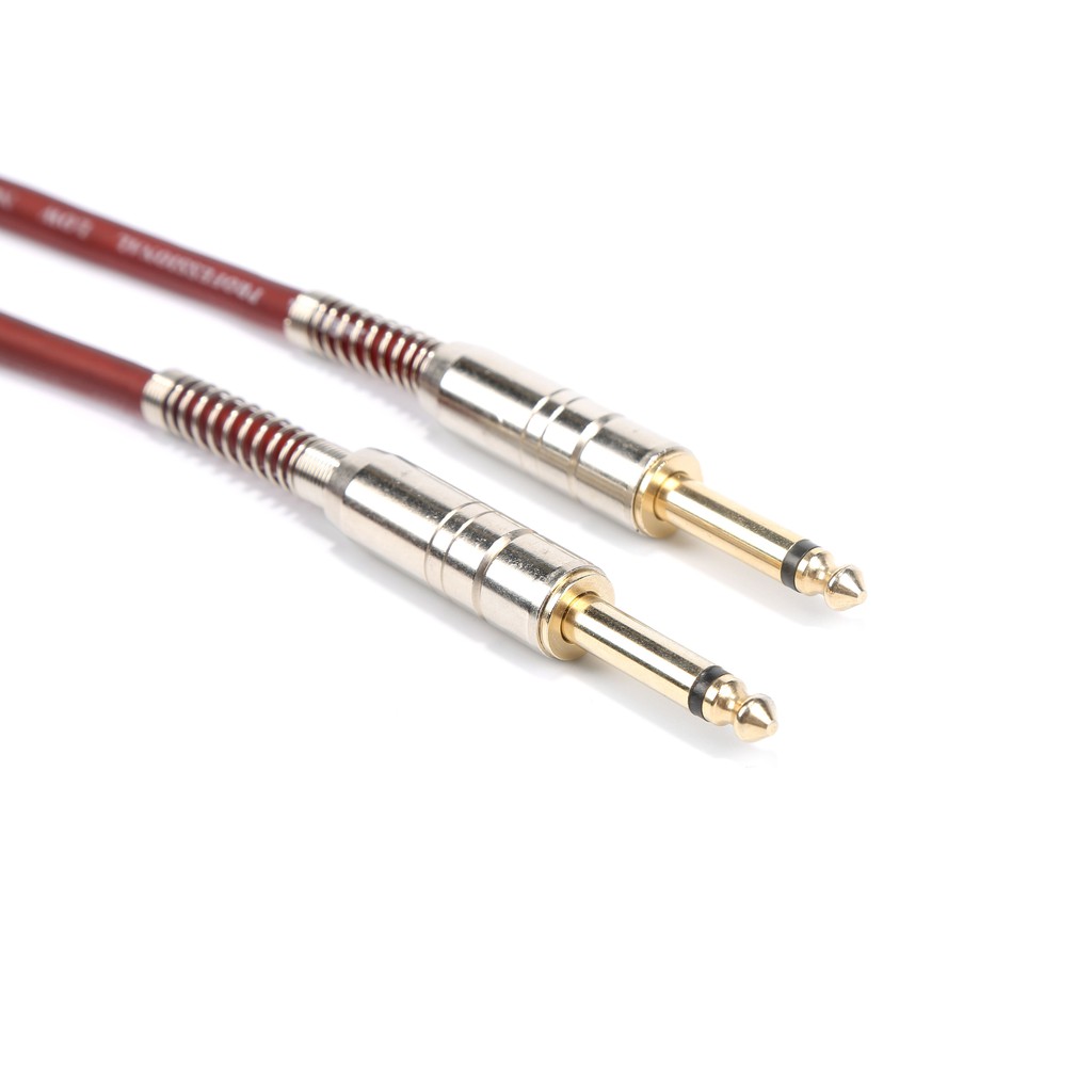 【1.5m/3m/5m/10m】6.35mm Jack To 6.35mm 1/4" Microphone Cable Guitar cord Mono Audio Aux Cable Adapter Jack Audio Cable Double Guitar