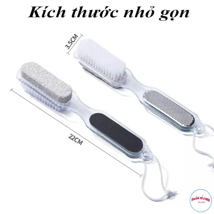 Dụng Cụ Chà Gót Mát Xa Chân 4In1 Có Móc Treo Tiện Dụng 00890