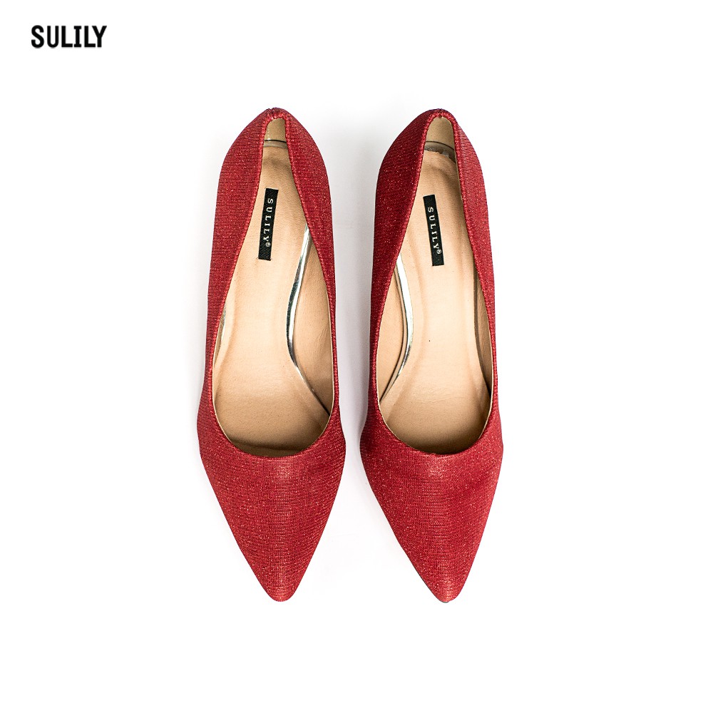 Giày Cao Gót Kim Tuyến Sulily G01-IV17DO